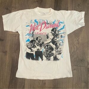 Vintage Rare 1992 Neil Diamond In The Round Tour Concert Shirt Size Large